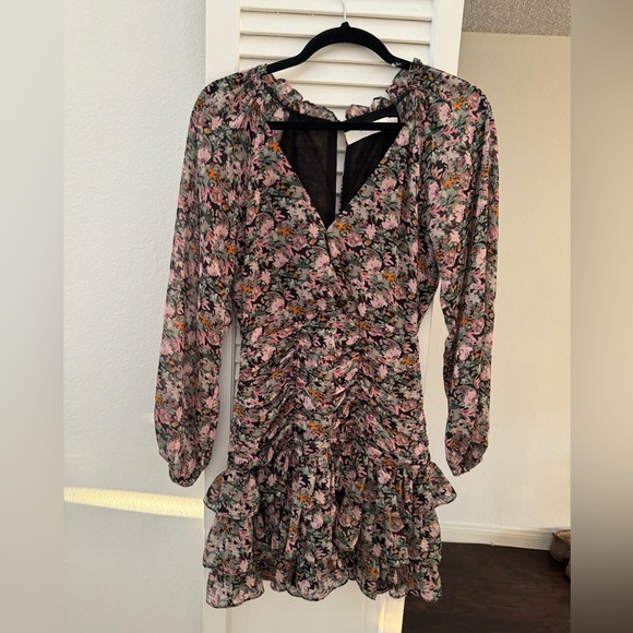 Floral Print Mini Dress - Picture 3 of 6